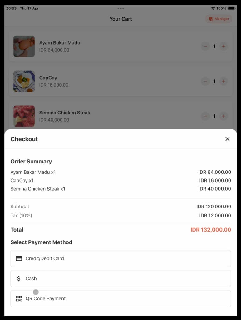 BukuWarung: retail POS screen