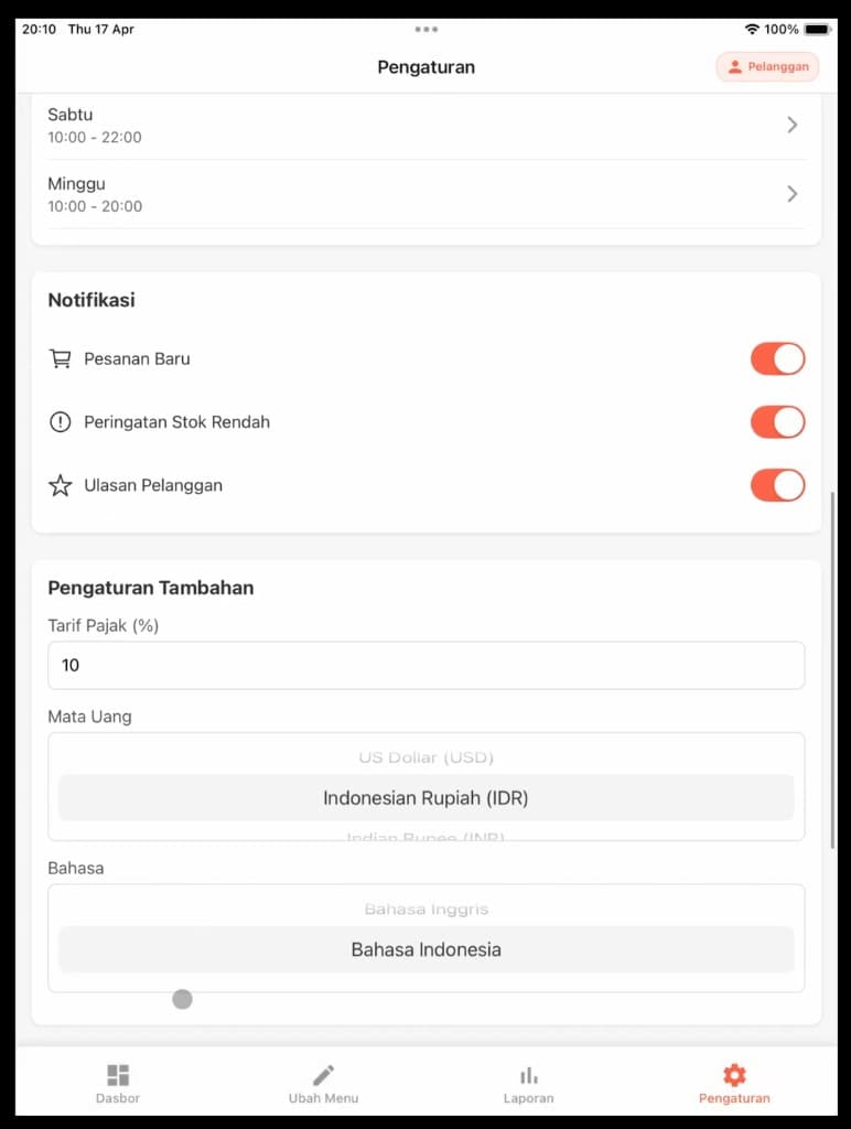 BukuWarung: retail POS screen